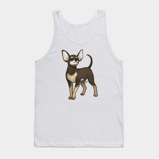 Dog - Russian Toy - Smooth Coat Black and Tan Tank Top